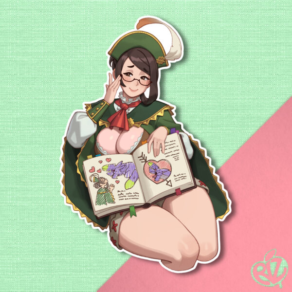 Rizdraws Miniatura pegatina Guildmarm