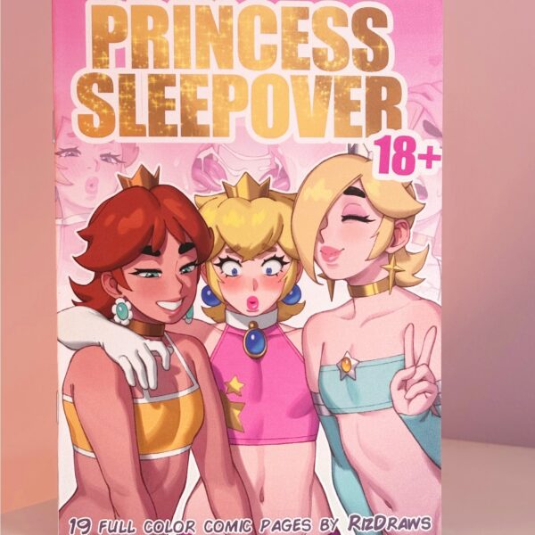 Princess Sleepover Comic 1 Rizdraws